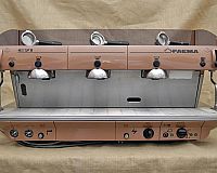 Faema E91 Diplomat Halbautomatik Espressomaschine generalüberholt in Lachs Metallic