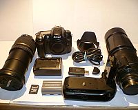 Digitalkamera Nikon D80 mit sehr viel Zubehör und Neu Teile  . Nr.111 