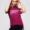 T-Shirt von Superdry Pink Neu